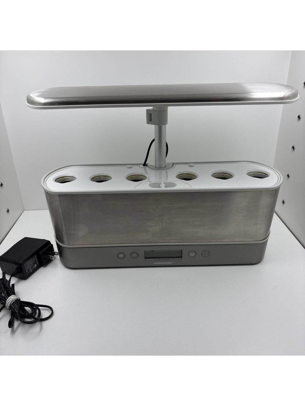 AeroGarden Harvest Elite Slim 6-Pod Hydroponic System 100695-BSS